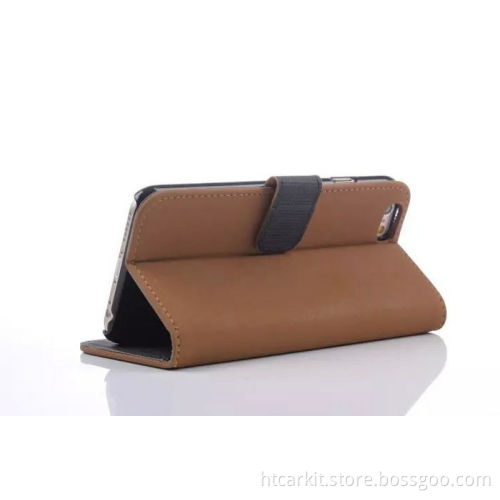 Classic Retro Leather PU Flip Mobile Phone Case For IPhone 6S